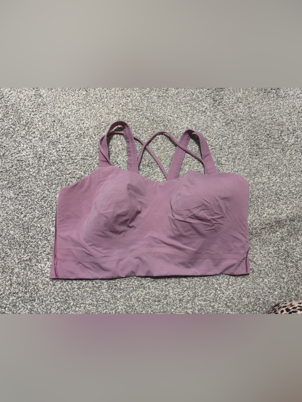 lululemon athletica Longline Strappy Bralette - Mauve